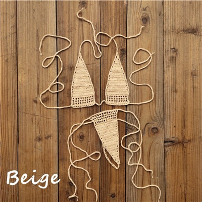 13 Color Hand Crochet Sunbathing Hot Bikini Women Sexy Micro Swimwear Women Lingeries 13 Color Hand Crochet Sunbathing Hot Bikini Women Sexy Micro Swimwear Women Lingeries