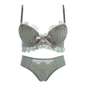Sexy Lace Lingerie Underwear Sets Push Up Padded Bras Three Hook-and-e Women Lingeries Sexy Lace Lingerie Underwear Sets Push Up Padded Bras Three Hook-and-e Women Lingeries