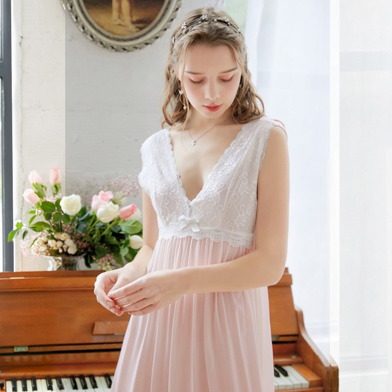 cotton sexy sleep dress Women Nightgown Sexy Sleepwear Short Sleeve Sleep Shirt Soft Cotton Night  Shirts