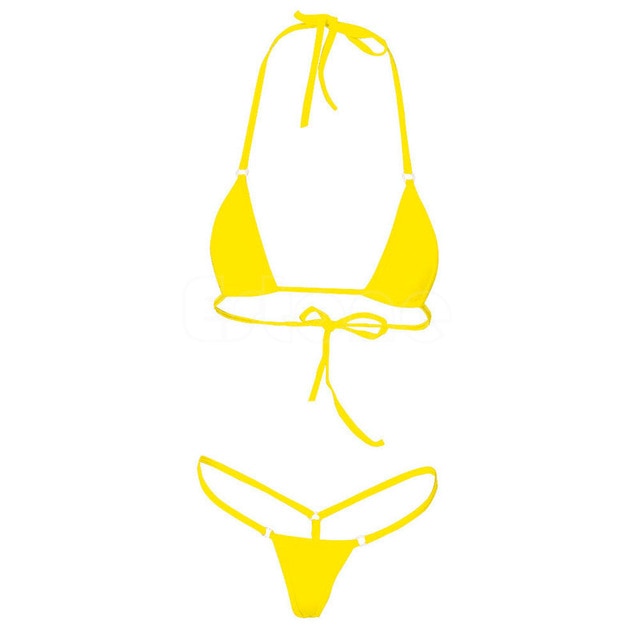 2020 NEW Sexy Women Micro Thong Underwear G-String Bra micro bikini Brazilian Bikini Set Swimwear Sleepwear