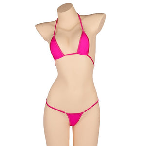 PARAKINI Micro Mini Bikini Set 2020 New Sexy Women Erotic Transparent Swimwear Bathing Suit Tiny G-String Thong Bikini Beachwear