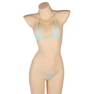 PARAKINI Micro Mini Bikini Set 2020 New Sexy Women Erotic Transparent Swimwear Bathing Suit Tiny G-String Thong Bikini Beachwear